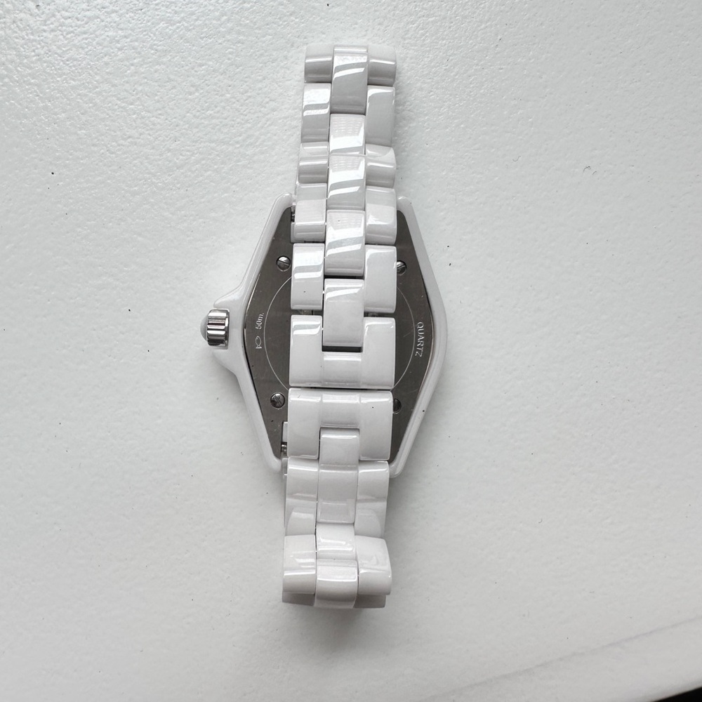 CHANEL J12 White Ceramic Diamond Watch, 29mm - Picture 6 of 15